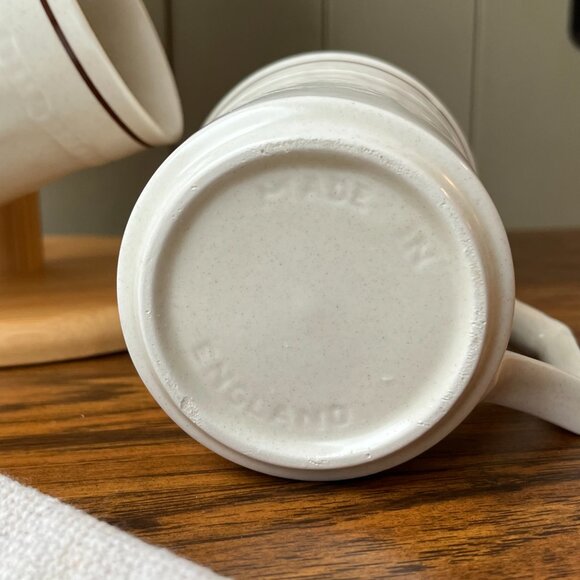 Kensington Handcrafted England Ironstone 4 Mugs - Picture 13 of 15